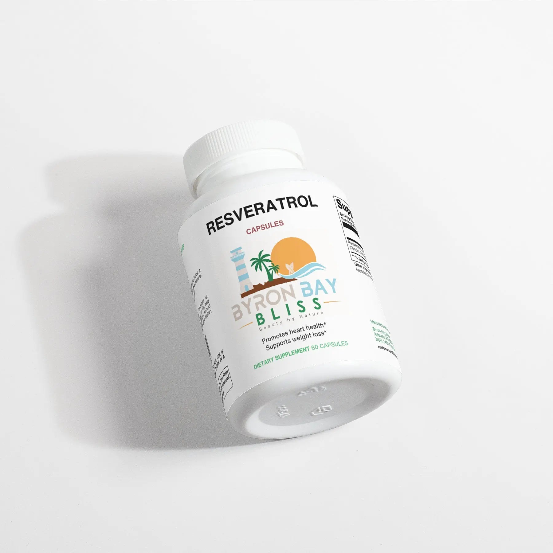 Resveratrol 50% 600mg Byron Bay Bliss