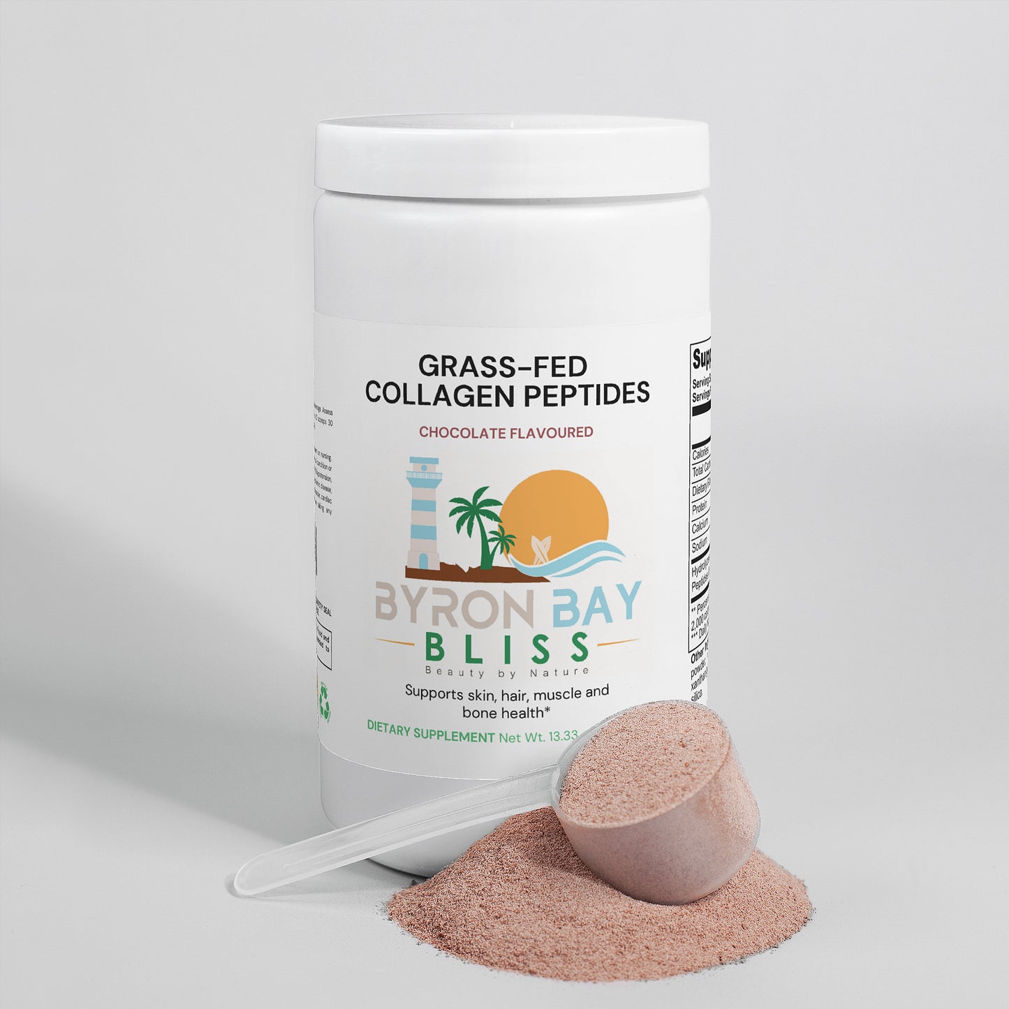 Grass-Fed Collagen Peptides Powder (Chocolate)