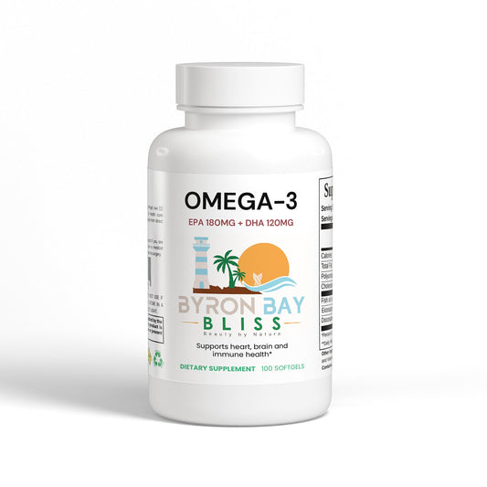 Omega-3 EPA 180mg + DHA 120mg Byron Bay Bliss
