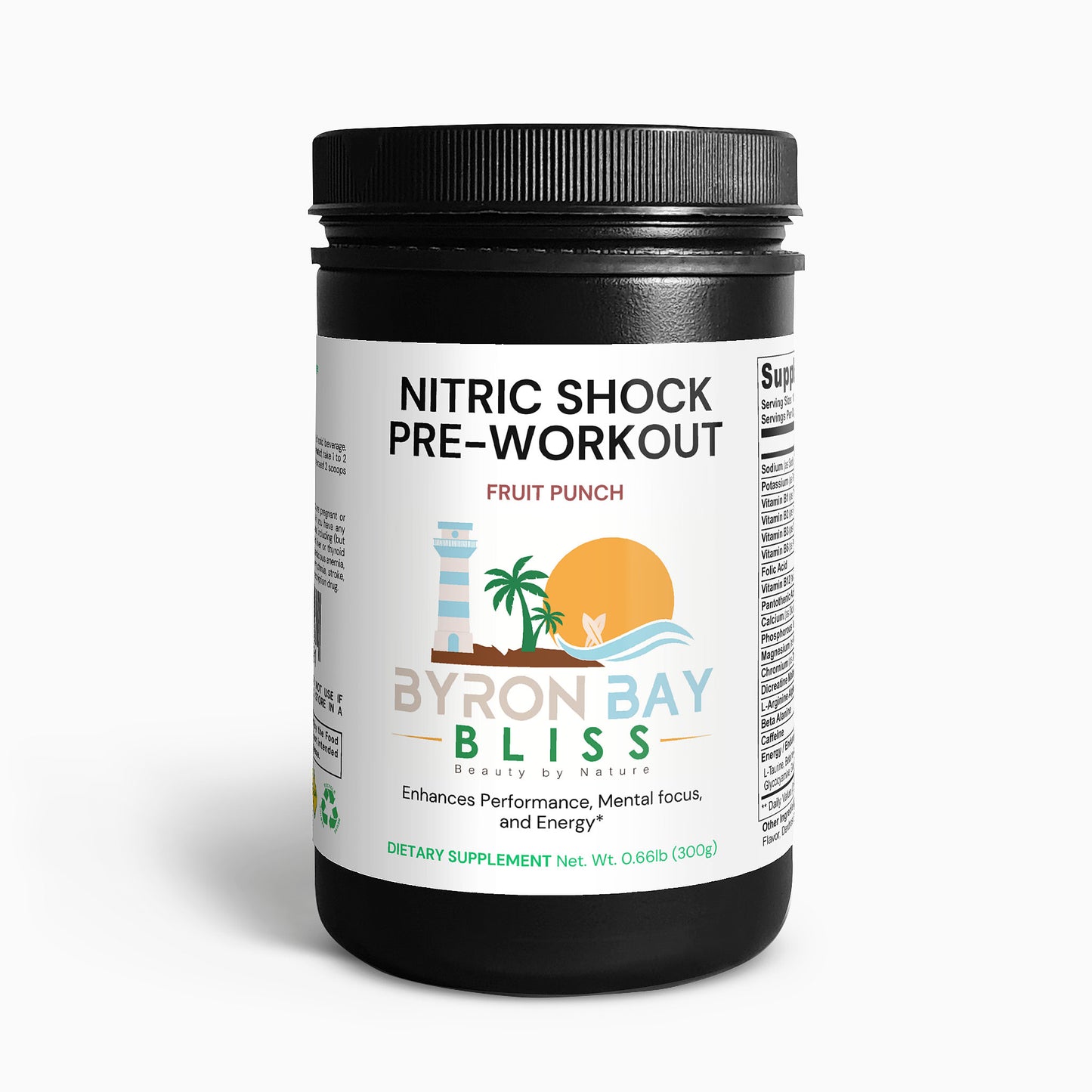 Nitric Shock Pre-Workout Powder (Fruit Punch)
