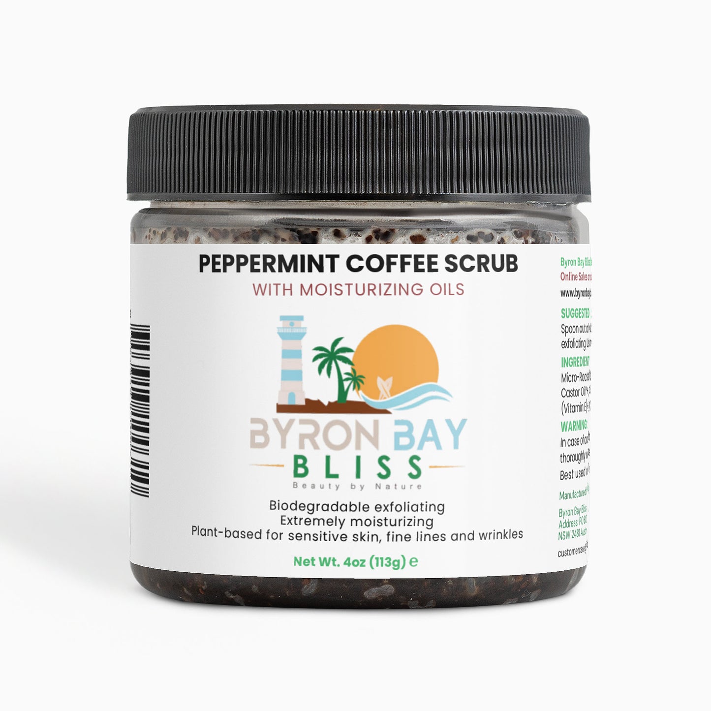 Peppermint Coffee Scrub