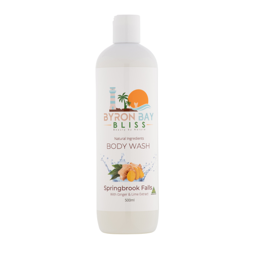 Springbrook Falls with Ginger and Lime extract Body Wash Byron Bay Bliss