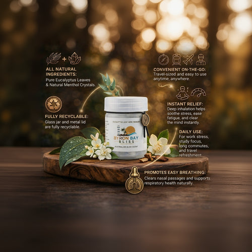 Eucalyptus Herbal Leaf Inhaler By Byron Bay Bliss
