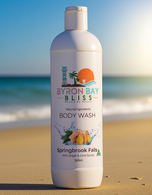 Springbrook Falls with Ginger and Lime extract Body Wash Byron Bay Bliss