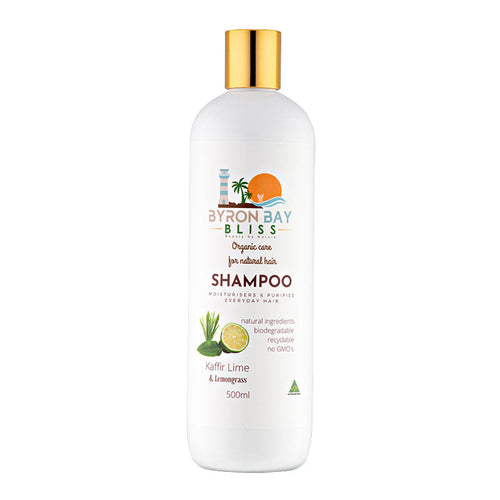 Kaiffir Lime and Lemongrass Shampoo Byron Bay Bliss
