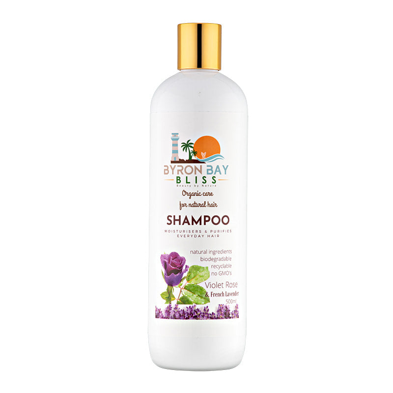 Violet Rose and French Lavender Shampoo Byron Bay Bliss